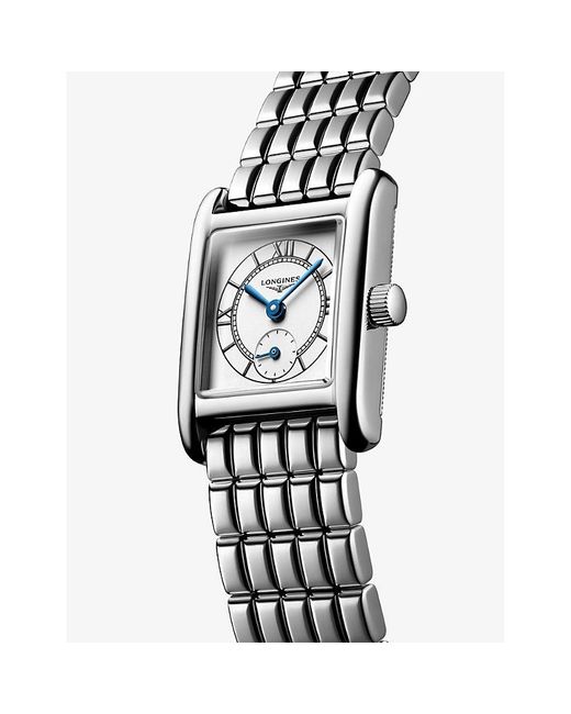Longines White L5.200.4.75.6 Mini Dolcevita Stainless-Steel Quartz Watch