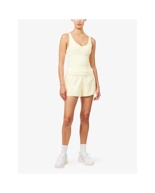 WE Are Tala White Skinluxe Contrast Piping Stretch-Woven Vest