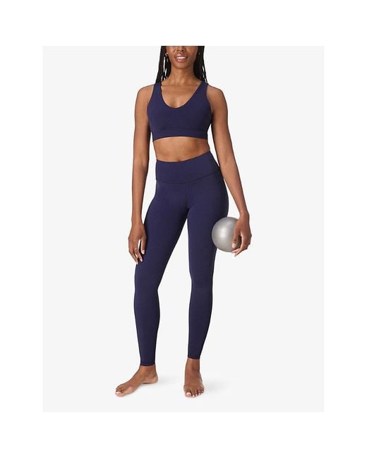 Sweaty Betty Blue Ultimate Studio Voop Performance Bra