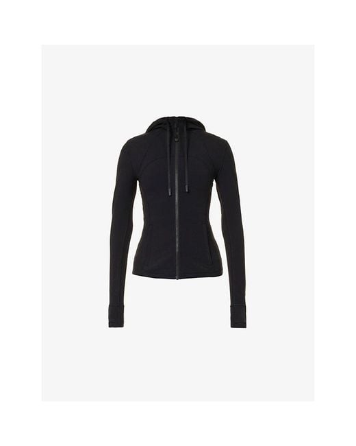 lululemon athletica Black Define High-Neck Stretch-Jersey Jacket