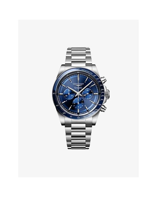 Longines Blue Conquest 42Mm Stainless Steel Automatic Watch