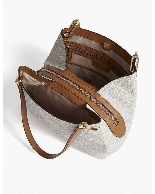 raven logo shoulder bag