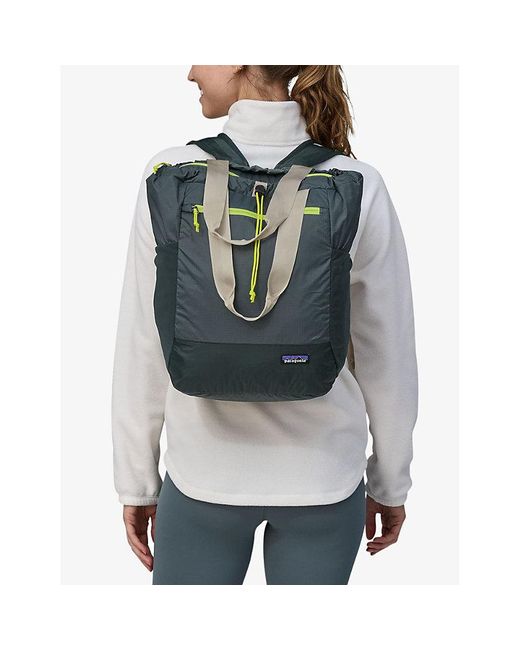 Patagonia Green Ultralight Black Hole Recycled Nylon Tote Bag