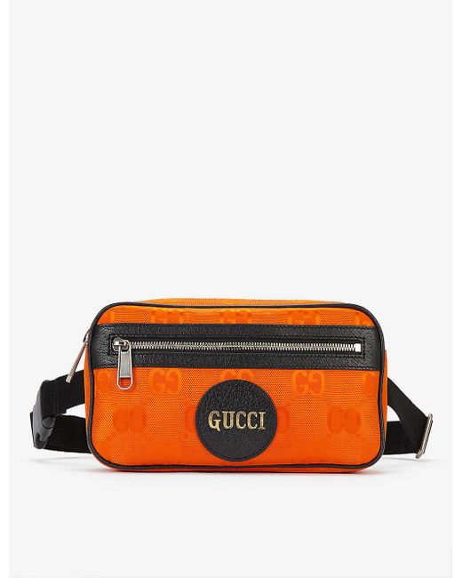 Gucci Orange Off The Grid Belt Bag for men