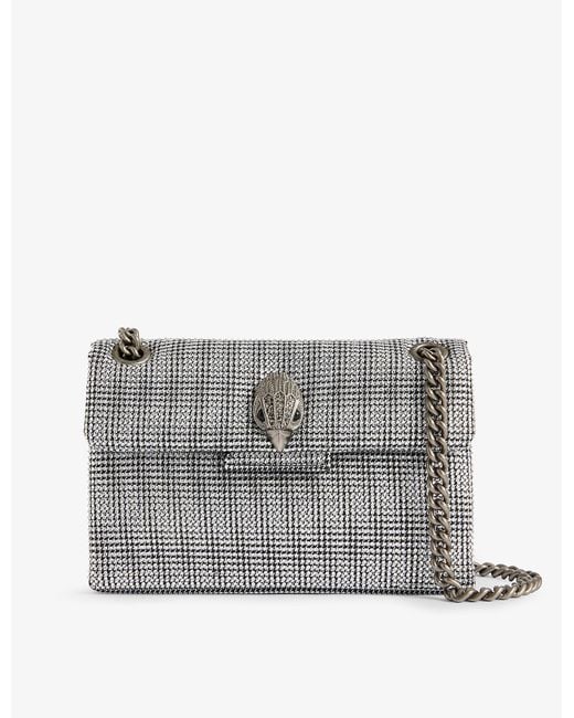 Kurt Geiger Synthetic Mini Kensington Logoplaque Woven Crossbody Bag