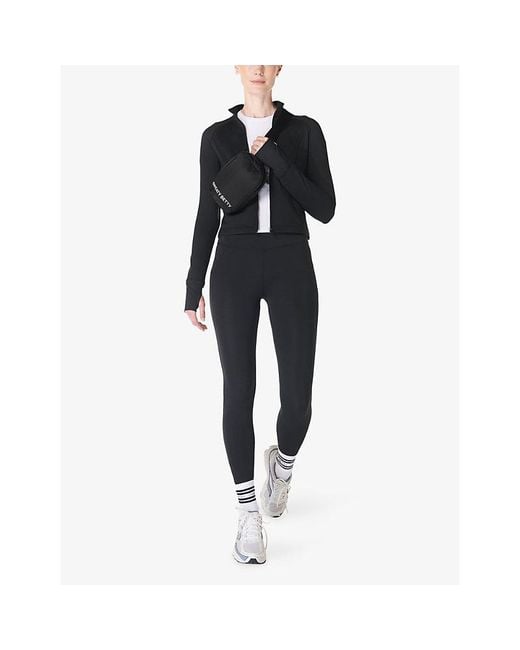 Sweaty Betty Black All Day Slim-Fit Stretch-Woven Leggings