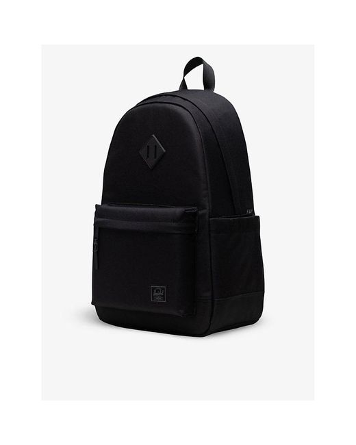 Herschel Supply Co. Black Heritage Recycled-polyester Backpack
