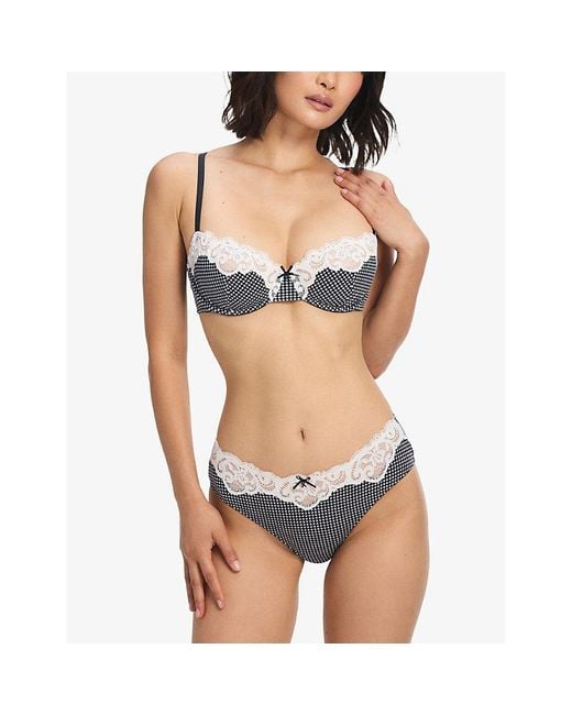 Savage x Fenty Multicolor Swirly Girly Balconette Bra