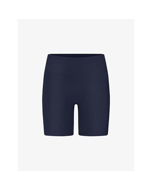 NikeSKIMS Blue Shine Bonded Waist 5-Inch Biker Shorts