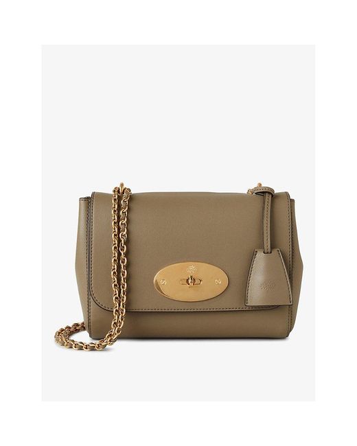 Mulberry Natural Lily Grained-leather Shoulder Bag