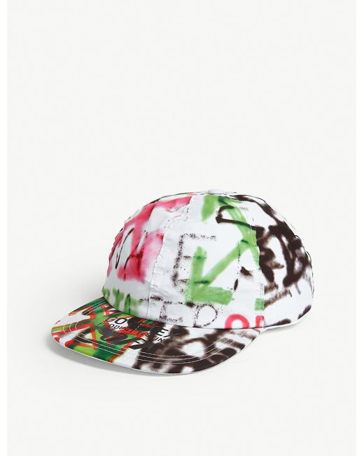 Off-White c/o Virgil Abloh White Gore-tex Graffiti Cap for men