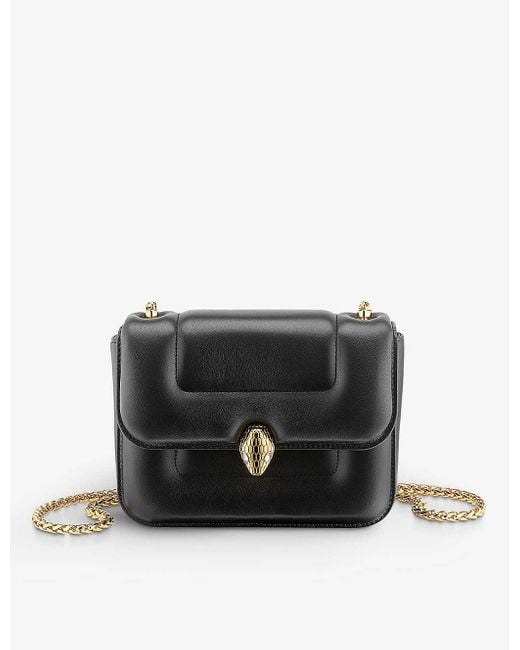 BVLGARI Black X Mary Katrantzou Leather Top-handle Bag