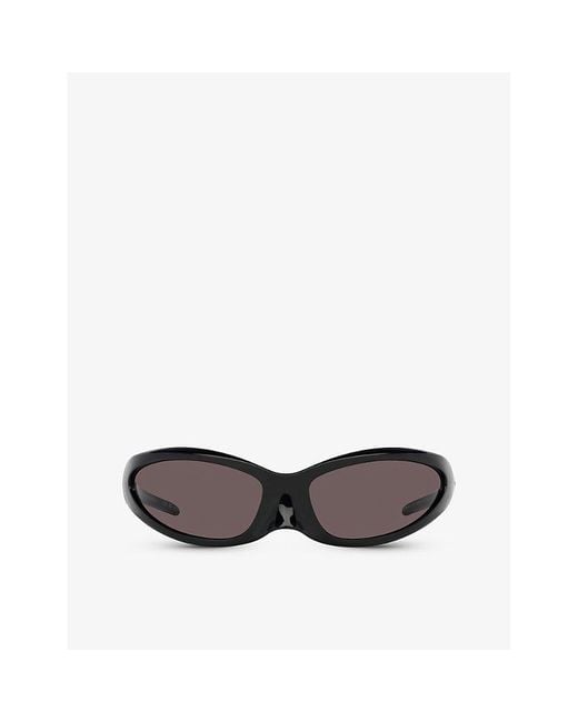 Balenciaga Black Bb0251s Cat-eye Acetate Sunglasses