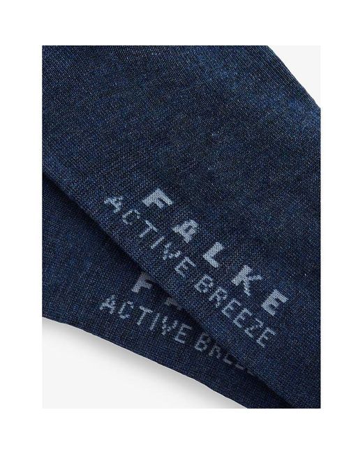 Falke Blue Active Breeze Stretch-Woven Socks