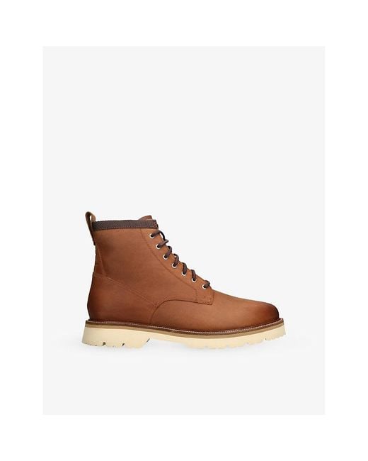 Cole Haan American Classics Leather Ankle Boots in Brown for  display picture 1