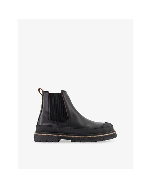 Birkenstock Black Prescott Leather Chelsea Boots