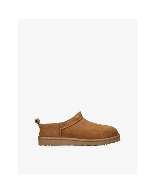 Ugg Brown Classic Micro Suede Boots for men