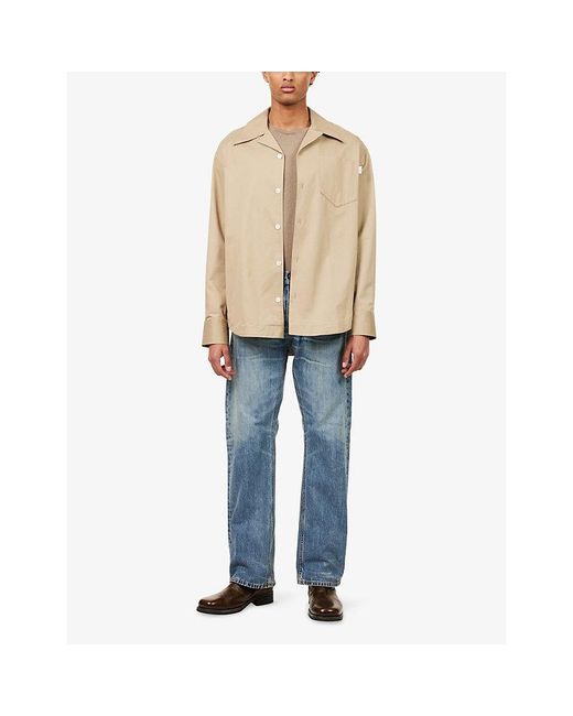 Nudie Jeans Blue Alf Cotton Denim Jeans for men