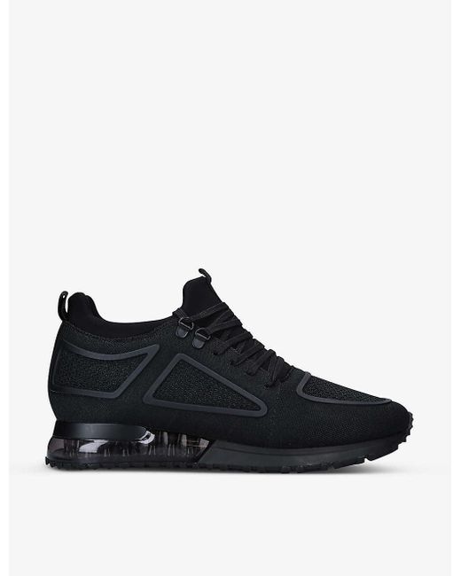 mens black mesh trainers