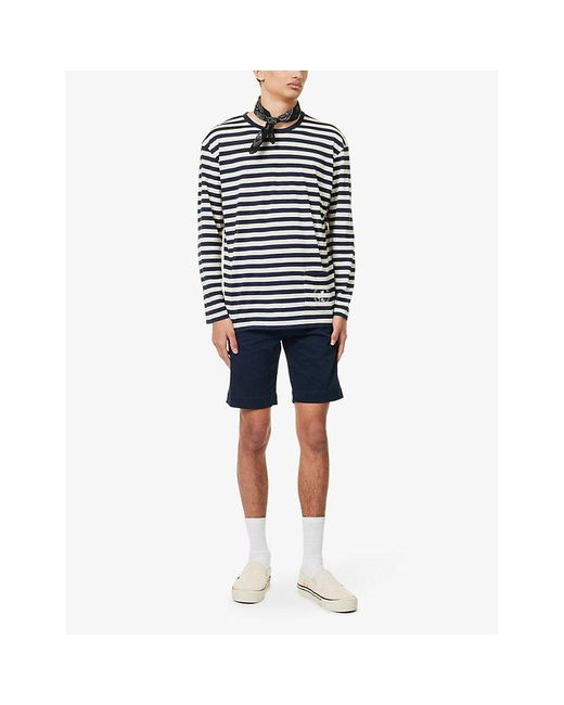 Polo Ralph Lauren Blue Slim-fit Mid-rise Stretch-cotton Shorts for men