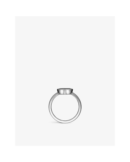 Chopard White Happy Diamonds Icons 18Ct- And 0.05Ct Diamond Ring