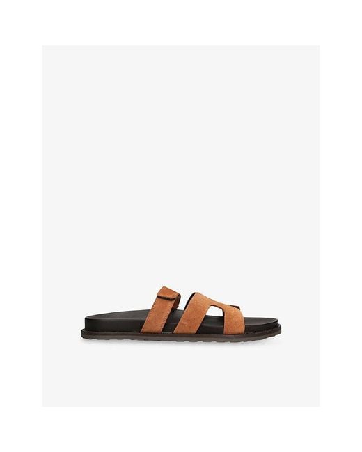 Steve Madden Brown Manu Suede Sandals for men