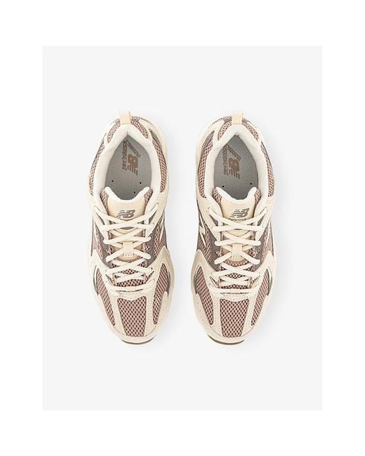 New Balance Natural Mr530 Leather And Mesh Trainers