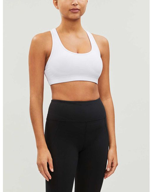 lorna jane white sports bra