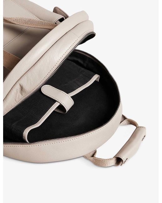 Ted Baker Kailen Leather Backpack in Natural Lyst