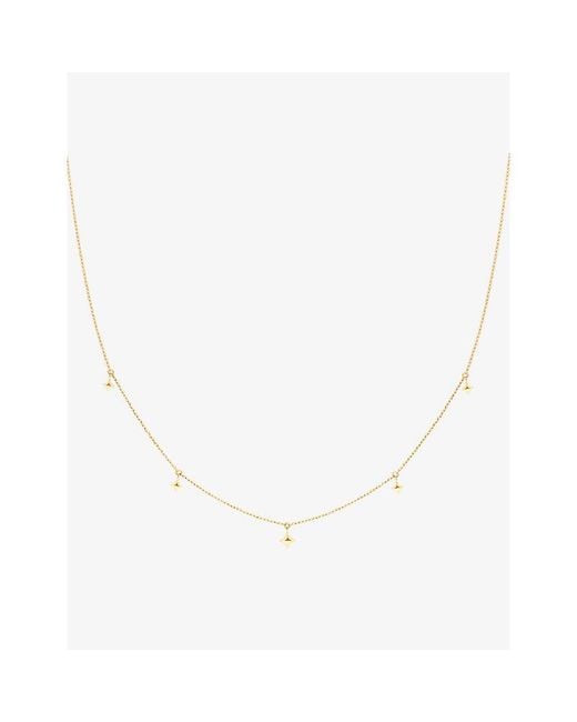 Astrid & Miyu White Cosmic Star 14Ct- Pendant Necklace