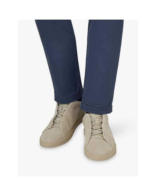 Boggi Natural Essence Suede Trainers for men