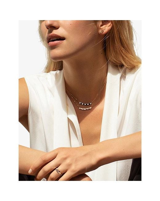 Chaumet White Bee De 18Ct- And 0.20Ct Diamond Necklace