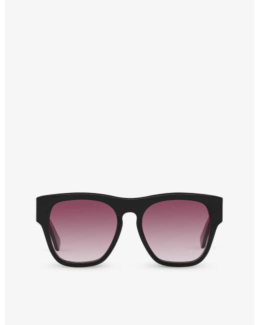 Chloé Black Ch0149s Square-frame Acetate Sunglasses