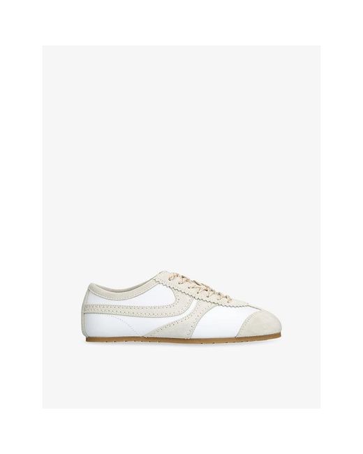 Dries Van Noten White Dustin Leather Trainers