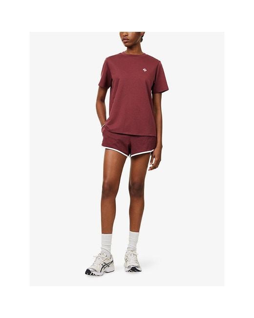 Varley Stevie Embroidered-Logo Jersey T-Shirt