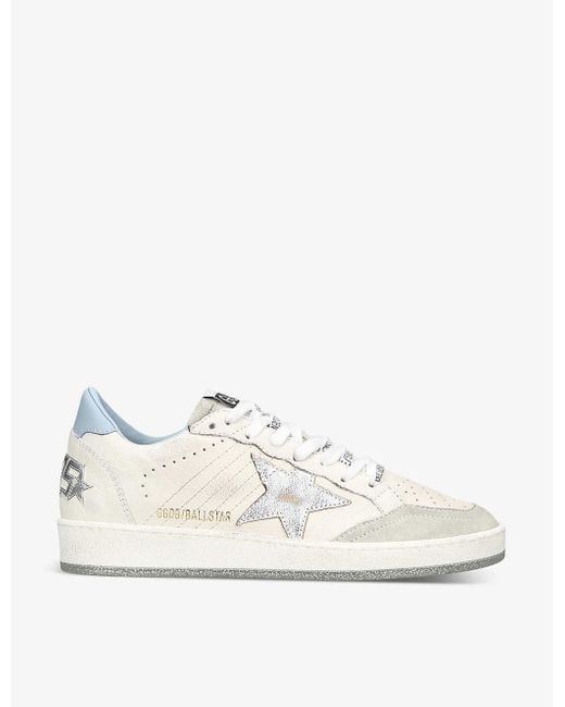 Golden Goose Deluxe Brand White Ball Star Star-applique Leather Low-top Trainers