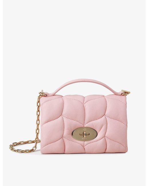 Mulberry Pink Tiny Softie Leather Cross-body Bag