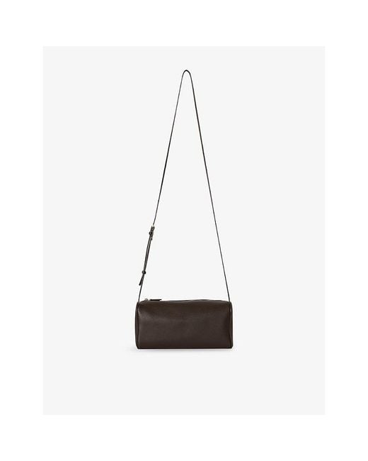 The Row White 90's Leather Cross-Body Bag