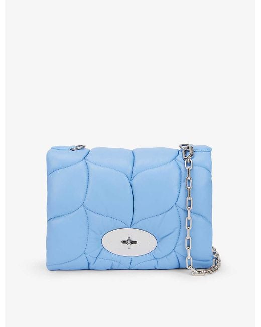 Mulberry Little Softie Leather Crossbody Bag in Blue Lyst