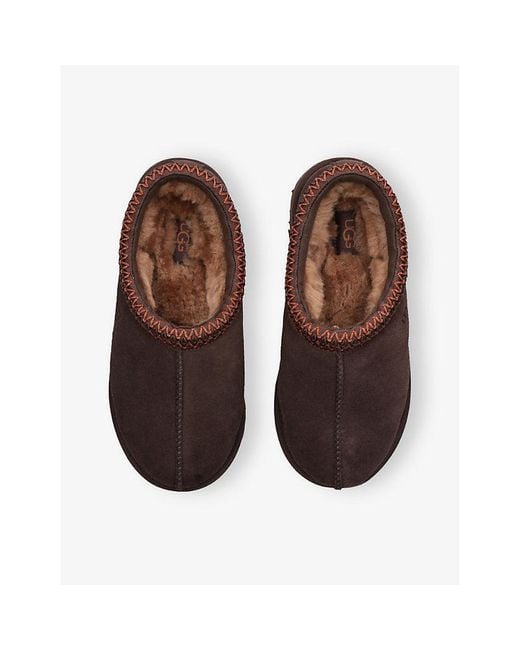 Ugg Brown Tasman Ii Suede Slippers