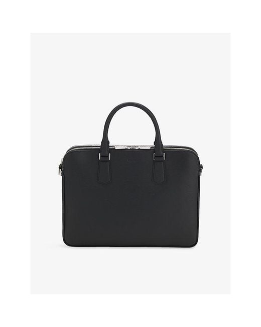 Boss Black Emed Leather Document Case for men