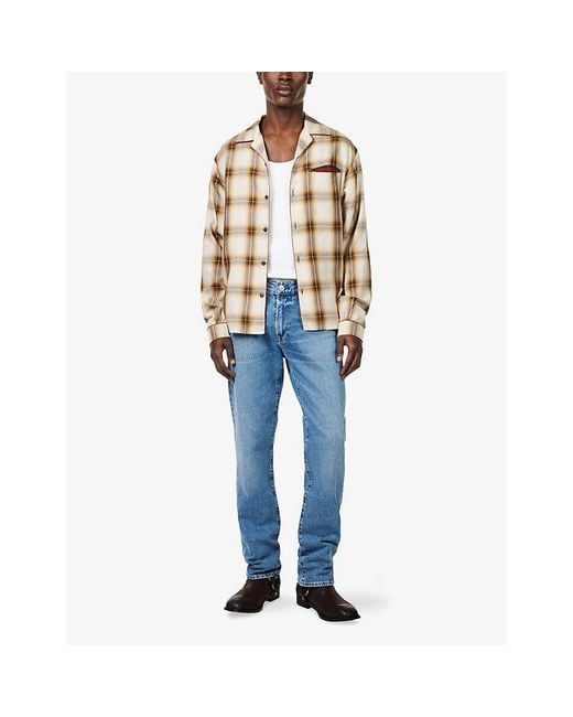 Citizens of Humanity Blue Elijah Straight-Leg Denim Jeans for men