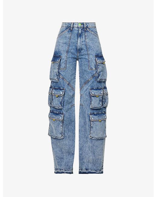 Hudson Blue X Zoe Costello Janis Straight-leg High-rise Stretch-denim Jeans