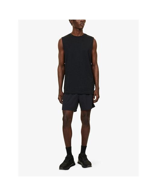 On Shoes Blue Performance 5' Stretch-Woven Shorts for men