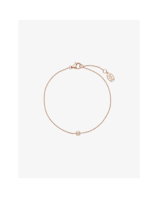 Cartier Metallic D'Amour Small 18Ct Rose- And 0.09Ct Diamond Bracelet