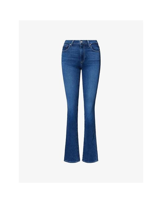 PAIGE Blue Hoxton Straight 34In Denim Jeans
