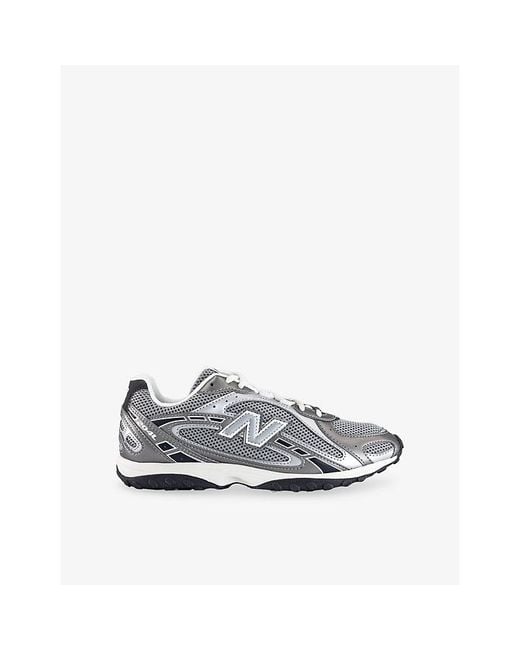 New Balance White 204L Suede And Mesh Trainers