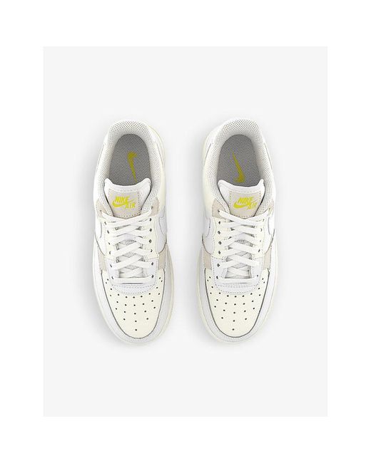 Yellow air force 1 store 07 lv8 1 trainers