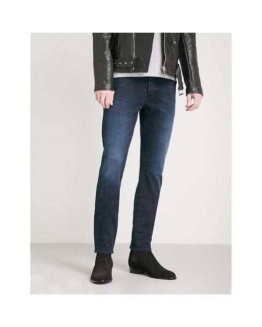 Neuw Blue Iggy Faded Skinny Stretch-Denim Jeans for men