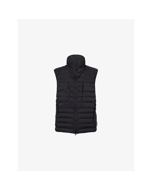 Stone Island Blue Seamless Tunnel Padded Nylon Down-Tc Gilet for men